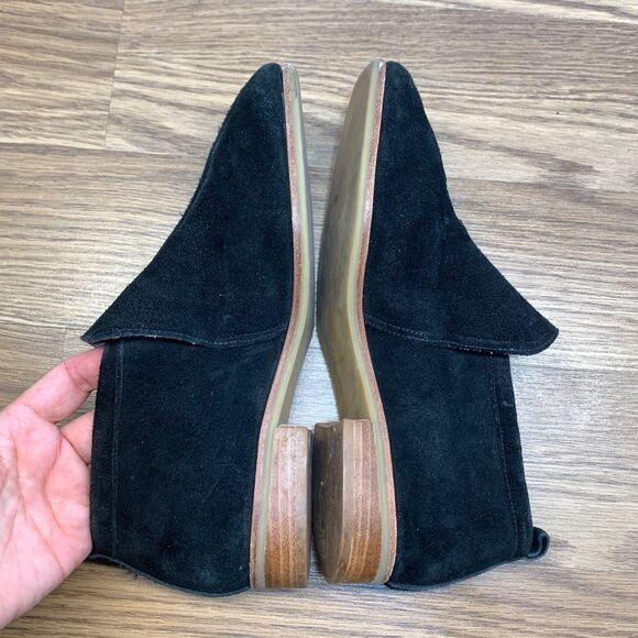 Bird of Flight Riley Ankle Shoes Women's Size 6 Suede Leather Slip On Bootie - Picture 3 of 10